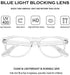 DeBuff Kids Blue Light Blocking Glasses Boys Girls Nerd Blue Light Blockers Age 3-12 (Clear)