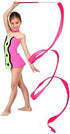 YGEOMER 12pcs Rhythmic Dance Ribbons Gymnastics Ribbon Streamers Dancing Streamers, Baton Twirling, for Artistic Dancing Gymnastics, Kids Dancing, Talent Shows