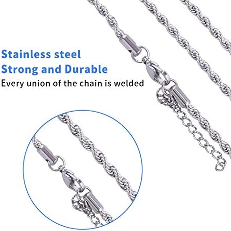Retractable Lanyard for Women Fashion Chain Necklace Strong Lanyards for ID Badges Key Lanyards