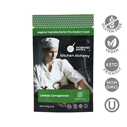 Refined Lambda Carrageenan ? Non-GMO ? Vegan ? OU Kosher Certified - 50g/2oz