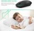 J JOYACCESS Wireless Mouse for Laptop, 2.4G Ultra Thin Silent Mouse with USB Receiver, 2400 DPI Portable Mobile Optical Cordless Mouse for Laptop, Computer, MacBook,Window, Chromebook, PC-Black