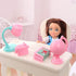5.3 Inch Chelsea Doll Clothes and School Playset 3 Dresses 3 Outfits 2 Shoes and 19 Pcs Study Supplies Accessories for Chelsea Doll