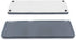 Floatant Bathroom Sink Tray Ceramic Kitchen Tray Large Candle Tray Rectangle Perfume Tray Organizer for Jewelry, Towel, Candles, Soap, Decoration Tub Kitchen Restroom Toilet - Large Gray