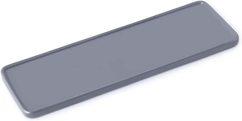 Floatant Bathroom Sink Tray Ceramic Kitchen Tray Large Candle Tray Rectangle Perfume Tray Organizer for Jewelry, Towel, Candles, Soap, Decoration Tub Kitchen Restroom Toilet - Large Gray