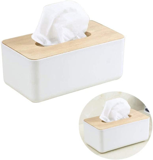 Cabilock Modern Tissue Cover Rectangular Tissue Container Tissue Paper Box for Bathroom Home Office Living Room?23x13x10cm