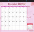 Magnet Calendar for Refrigerator 2023-2024 by STRIVE ZEN, January 2023 - December 2024, Fridge, Monthly Magnetic Planner, Paper, Tear Off, Schedule Weeks, Days, 10x10 Inches, 24 Months