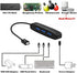 AuviPal 3-Port Micro USB OTG Hub Adapter (3 USB Ports + Power Port) for Fire Stick 4K, Playstation Classic, Raspberry Pi Zero, Sega Genesis Mini, S/NES Classic Mini and More - Black