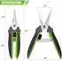 WORKPRO 2 Packs Pruning Shears, 6.5” Gardening Scissors Snips Clippers with Precision Blades, Hand Pruner Set with Sheaths
