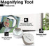 Passive Paradise Card Grading Centering Tool Set - 30x Magnifying Tool Included - Sports Trading Card Submission Pre-Inspection Kit