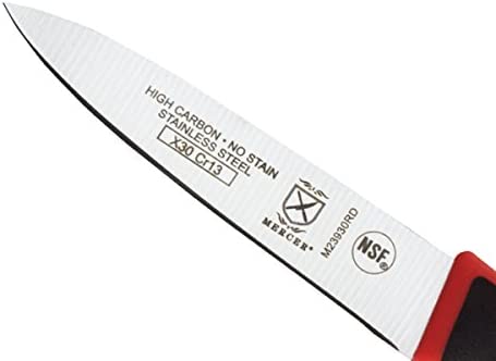 Mercer Culinary Red Millennia Colors Handle, 3-Inch