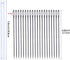 20 Pack Long Sewing Needles, Embroidery Needles Large Eye Stitching Needles, 6.8 inch/17.5 cm Long Needle, Upholstery Needles for Quilting Darning Bead Loom Beading Doll Making Sewing Art Crafts