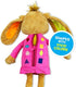 June Garden 16" Dressy Friends Bunnie - Educational Stuffed Plush Doll for Kids and Toddlers 2 Years and Up - Montessori Soft Toy Doll