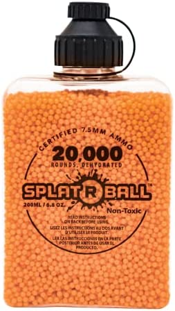 SplatRball 20K Orange Ammo. Certified, Compatible with The SRB1200, SRB400-SUB, and SRB400