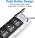 Easy Open Pill Organizer 2 Times a Day, DANYING Large 7 Day Pill Box Twice A Day, Push Button Weekly AM PM Pill Case, Day Night Pill Container, Arthritis Friendly Vitamin Organizer 2 Per Day