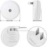 SerieCozy Pink Night Light Plug in LED Nightlight Dusk to Dawn Sensor Smart Night Wall Lights for Bathroom, Bedroom, Home, Kitchen, Hallway, Round, Auto ON Off, Energy Efficient, 2 Pack