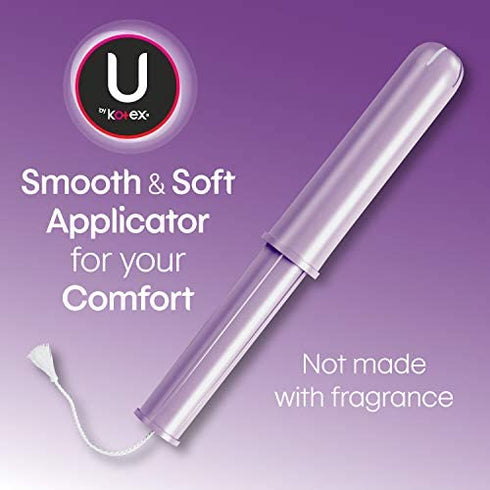 U by Kotex Security Tampons, Regular Absorbency, Unscented, 32 Count (Packaging May Vary)