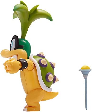 SUPER MARIO Collectible Iggy Koopa 4" Poseable Articulated Action Figure
