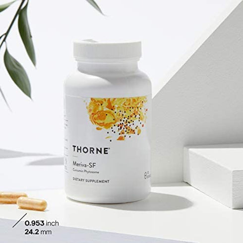 Thorne Curcumin Phytosome 500 mg (Meriva) - Sustained Release, Clinically Studied, High Absorption - Supports Healthy Inflammatory Response in Joints and Muscle - 120 Capsules - 60 Servings