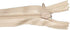 CONSANTO Invisible Zippers for Sewing, Nylon Coil Conceal Zippers for Tailor Sewing Crafts, Pack of 20 (16 inch, Beige)