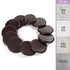 Super Sliders 3 1/2" Round Reusable Furniture Sliders for Carpet - Effortless Moving and Surface Protection, Brown (4 Pack)