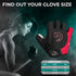 GEARONIC Cycling Gloves Anti-Slip Mountain Bike Gloves for Men Breathable Foam Padded Biking Gloves Shock Absorbing MTB Bicycle Gloves Half/Full Finger Guantes