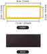 40 Pieces Magnetic Dry Erase Labels and Stickers, Favourde Writable Flexible Magnet Name Plate Labels Use for Whiteboard Magnets, Fridge and Classroom Behavior Chart,10 Colors (3 x 1.2 Inch Set 2)