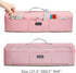 AMOIGEE Padded Dust Cover Compatible with Cricut Maker, Cricut Maker 3, Explore Air 2, Cricut Explore 3 Machine, with Pockets for Cricut Accessories(Pink)