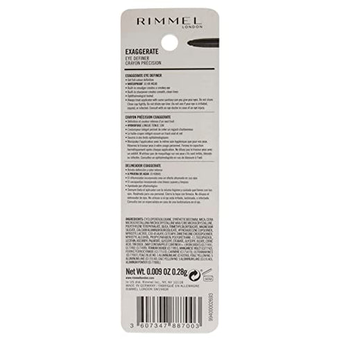 Rimmel Exaggerate Waterproof Eye Definer, 212 Rich Brown, 1 Count