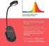 hooga Book Light, Rechargeable Clip On Blue Blocking Amber LED Light for Reading in Bed. 1600K Color. Eye Care Light for Strain-Free, Healthy Eyes. Gift for Students, Kids, Travel, Nursing, Studying.