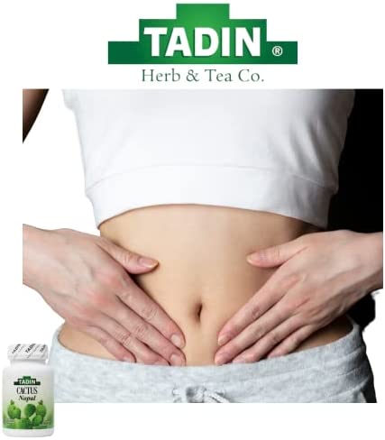 Tadin Cactus Capsules Herbal Supplement Helps Eliminate Toxins, Excellent Fiber Source, 60 Count (Pack of 2)