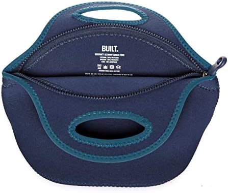 BUILT Gourmet Getaway Neoprene Lunch Tote, One Size, Celestial Blue
