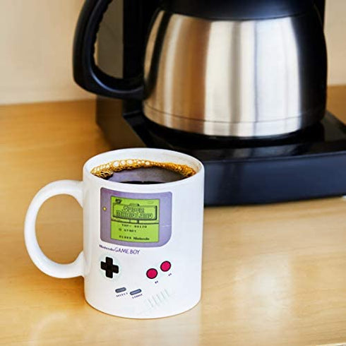 Paladone Gameboy Heat Changing Coffee Mug - Gift for Gamers, Fathers, Coffee Enthusiasts