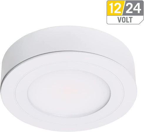 Armacost Lighting 223412 Purevue 4000K LED Puck Light in a White Finish, Bright White