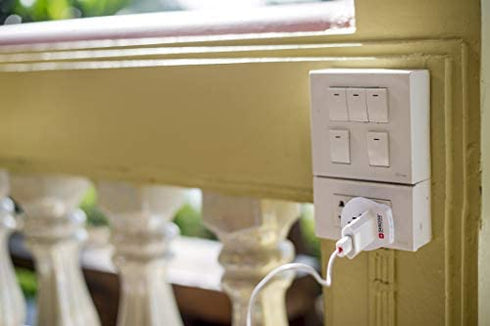 Skross World to Europe Country Travel Adaptor, White