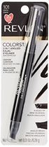 Pencil Eyeliner by Revlon, ColorStay 2-in-1 Eye Makeup,Waterproof, Longwearing With Smudge Brush, Angled Kajal Eyeliner, 101 Onyx, 0.01 Oz