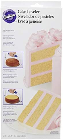 Wilton Adjustable Cake Leveler for Leveling and Torting, 12 x 6.25-Inch