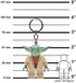 IQ Lego Star Wars Yoda LED Keychain Light - 2.25 Inch Tall Figure
