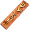 Holy Land Market Olive Wood Messianic Mezuzah Engraved and Ornamented with Laser (5 inches)