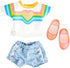 Glitter Girls – A Rainbow to Your Heart Fashion Outfit – 14-inch Doll Clothes and Accessories for Kids Ages 3 and Up – Children’s Toys