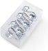 CHICTIE Diamond Shower Curtain Hooks,White Crystal Decorative Shower Curtain Rings,Set of 12 Stainless Steel Rust-Proof Square Rhinestones Shower Hooks Hangers for Bathroom