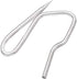 Bluecell 50 Sets Traverse Rod Slides and Curtain Hooks for Window Curtain Door Curtain