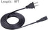 UL 8ft 2 Prong Power Cord for TCL Roku Smart TV HDTV 32 inch 40 42 43 48 50 55 60 65 75 inches 55FS4610R 32S4610R 50FS3800 55FS4690 40FS3800 TV Power Cord IEC C7 Replacement Cable