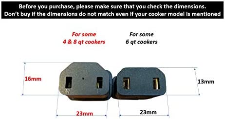 "1 GJS Gourmet Power Cord Compatible With Selected (Not ALL) 6 Quart Crock-Pot Express Crock Multicooker SCCPPC600-V1". This cord is not created or sold by Crock-Pot