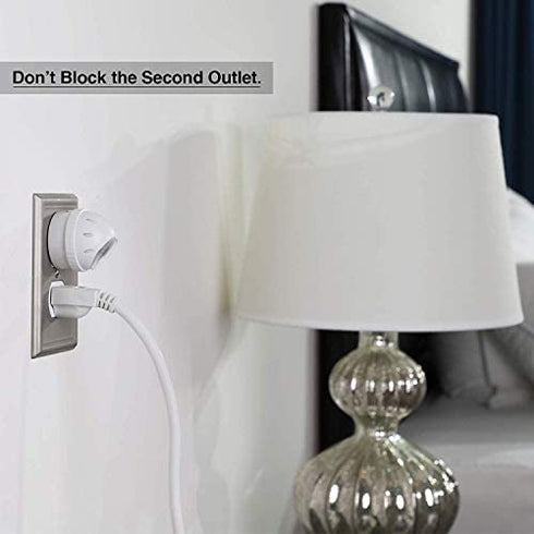 Automatic Plug in Light Sensor Night Light Warm White LED Bedroom Light