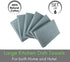 Linen and Towel Set of 6 Kitchen Towels, Super Absorbent 100% Cotton Dish Towel for Drying Dishes, Dish Cloth, 18 x 28 in, with Hanging Loop, Waffle Weave Bar Towels & Tea Towels, Turquoise