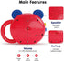 Teddy tunez Baby Toys Musical Interactive Development Educational Kids Music Station Rattle Teething Safety Easy Hold Grab Sing Sensory ( 5 Learning Theme Songs Ver.)