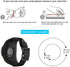 CooBES Compatible with Samsung Galaxy Watch 46mm/Galaxy Watch 3 45mm/Gear S3 Frontier/Classic Bands, 22mm Genuine Leather Cuff Bracelet Replacement Strap with Stainless Steel Buckle Men Women (Black)
