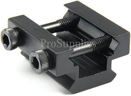 TACFUN 2PCS Flat TOP Half 1/2 INCH Mini Riser Block Mount 3 Slot Picatinny Rail