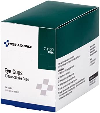 First Aid Only 7-1100 Non Sterile Eye Cup (Box of 10)