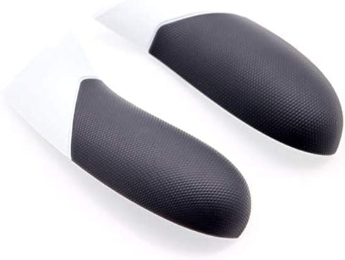 Deal4GO Replacement Right Left Soft Touch Rubberized Side Rails Rear Handle Grips for Xbox One Elite Controller 1698 (White) (Third-Party)